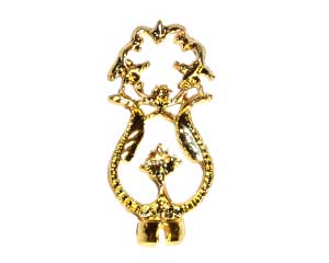BH4 - Gold Plated Bell Handle