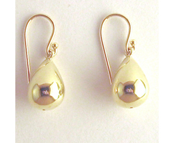 JWE101 - Gold Teardrop Earrings
