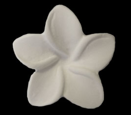 SCD02 - Small Ceramic Frangipani Flower